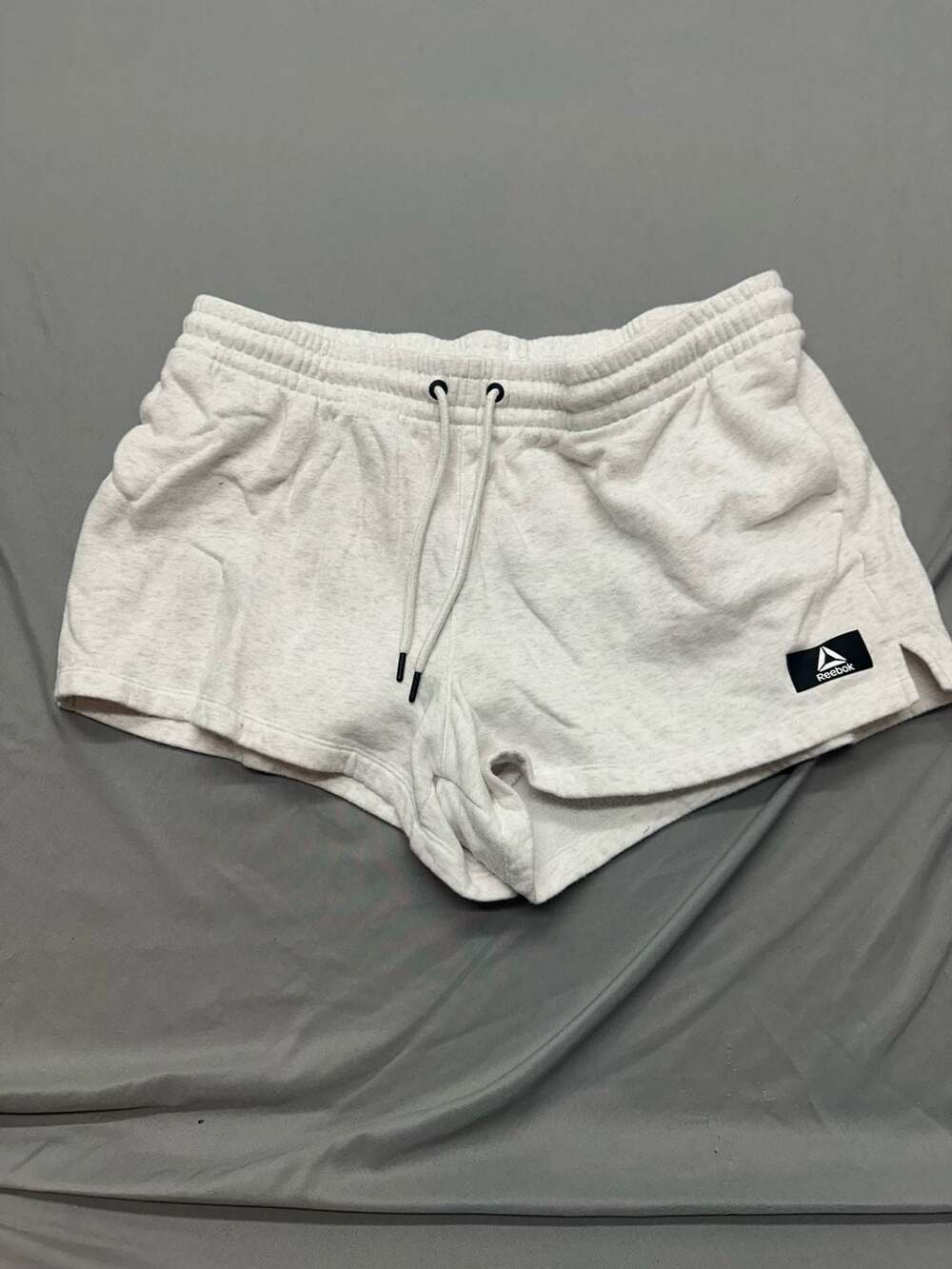 Reebok Women's Warmup Short Egret Heather Size XL
